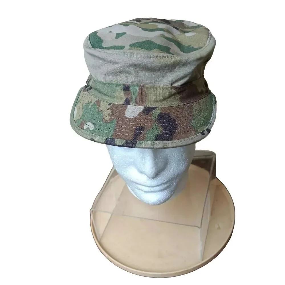 US‎ Army Patrol Camo Cap Mens Size 7&3/8 Fitted Hat